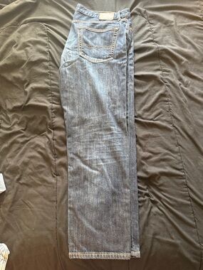 Lucky Brand Straight-Leg Jeans in Medium Blue Wash